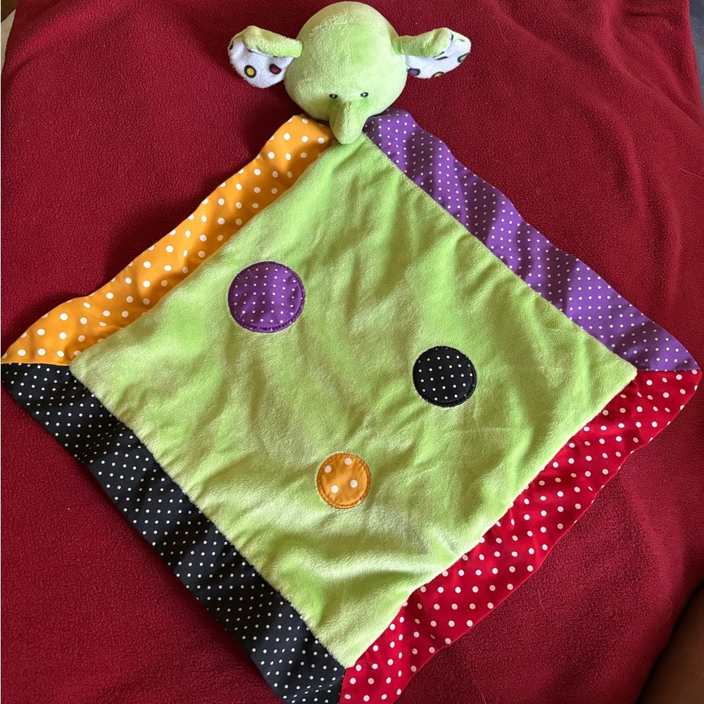Baby Ganz Green Elephant Lovey